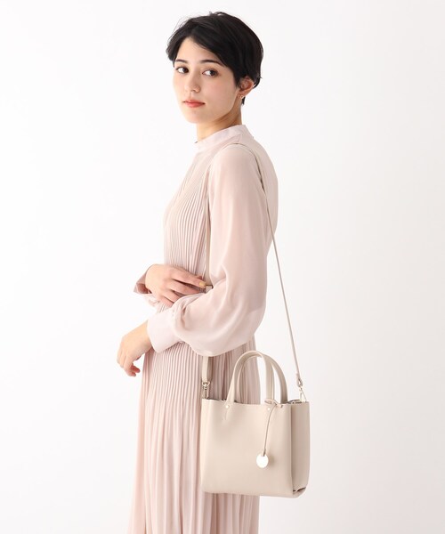 index（インデックス）の「◆あおりポケットミニトートバッグ【軽量・2WAY】（ショルダーバッグ・レディース・ブラック/パープル/ライトグリーン/ライトベージュ・00）」の13枚目の写真