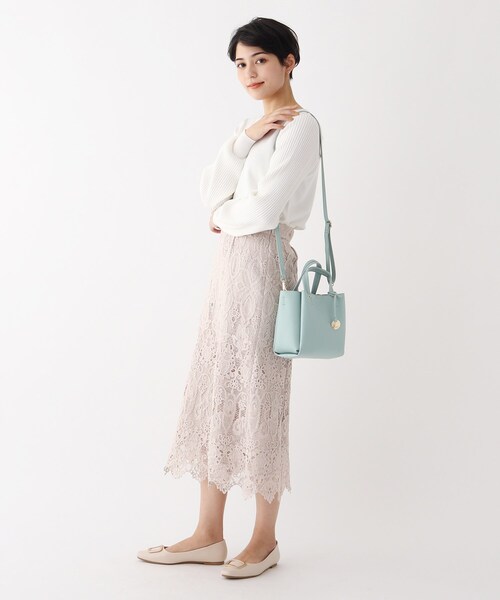 index（インデックス）の「◆あおりポケットミニトートバッグ【軽量・2WAY】（ショルダーバッグ・レディース・ブラック/パープル/ライトグリーン/ライトベージュ・00）」の20枚目の写真