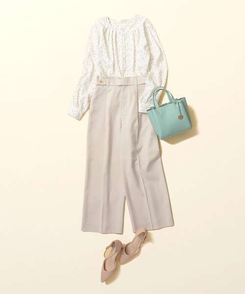 index（インデックス）の「◆あおりポケットミニトートバッグ【軽量・2WAY】（ショルダーバッグ・レディース・ブラック/パープル/ライトグリーン/ライトベージュ・00）」の22枚目の写真