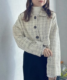 OLIVE des OLIVE | ツイードジャケット(テーラードジャケット)