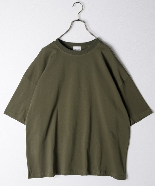 LA BELLE ETUDE(ラベルエチュード)の「UNISEX 無地Tシャツ(Tシャツ/カットソー・レディース・ピンク/チャコールグレー/ブラック/カーキ・2/1)」の4枚目の写真