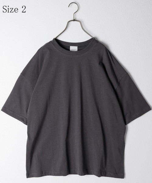 LA BELLE ETUDE(ラベルエチュード)の「UNISEX 無地Tシャツ(Tシャツ/カットソー・レディース・ピンク/チャコールグレー/ブラック/カーキ・2/1)」の14枚目の写真