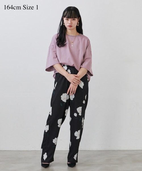 LA BELLE ETUDE(ラベルエチュード)の「UNISEX 無地Tシャツ(Tシャツ/カットソー・レディース・ピンク/チャコールグレー/ブラック/カーキ・2/1)」の7枚目の写真