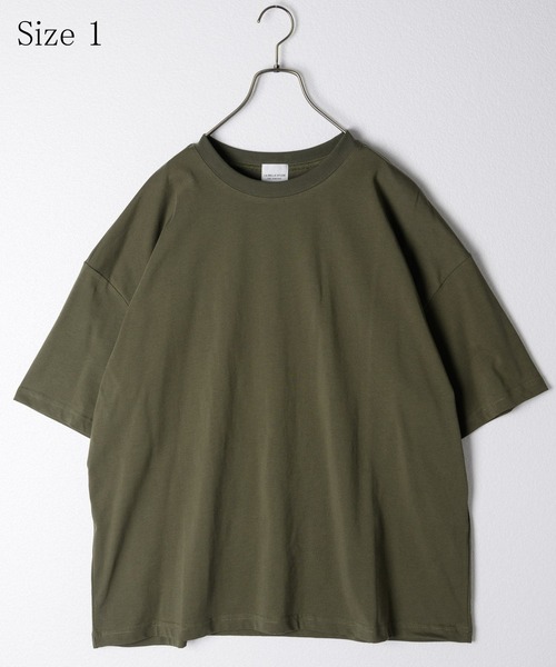 LA BELLE ETUDE(ラベルエチュード)の「UNISEX 無地Tシャツ(Tシャツ/カットソー・レディース・ピンク/チャコールグレー/ブラック/カーキ・2/1)」の20枚目の写真