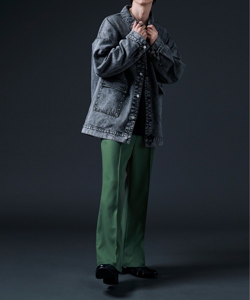 Ellno Loset（エルノロゼット）の「スタッズオーバーデニム