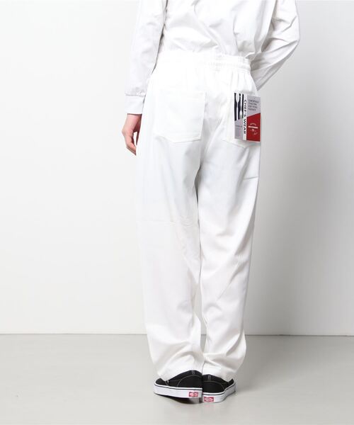 THE TWENTYSEVEN(ザ トゥエンティーセブン)の「The TWENTYSEVEN:PE TWILL CHEF PANTS ポリツイルシェフパンツ(チノパンツ・メンズ・ホワイト/ブラック/サックスブルー/グレイッシュベージュ・L/S/M)」の6枚目の写真