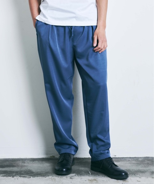 THE TWENTYSEVEN(ザ トゥエンティーセブン)の「The TWENTYSEVEN:PE TWILL CHEF PANTS ポリツイルシェフパンツ(チノパンツ・メンズ・ホワイト/ブラック/サックスブルー/グレイッシュベージュ・L/S/M)」の4枚目の写真