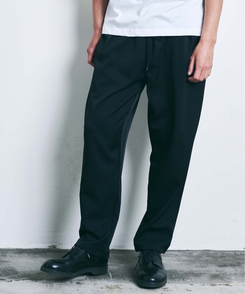 THE TWENTYSEVEN(ザ トゥエンティーセブン)の「The TWENTYSEVEN:PE TWILL CHEF PANTS ポリツイルシェフパンツ(チノパンツ・メンズ・ホワイト/ブラック/サックスブルー/グレイッシュベージュ・L/S/M)」の2枚目の写真