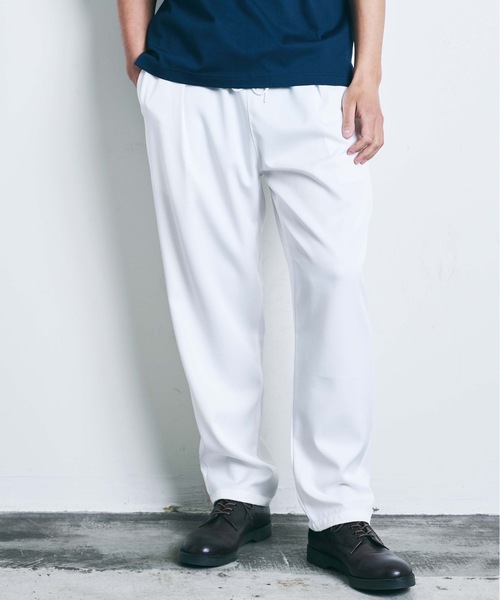 THE TWENTYSEVEN(ザ トゥエンティーセブン)の「The TWENTYSEVEN:PE TWILL CHEF PANTS ポリツイルシェフパンツ(チノパンツ・メンズ・ホワイト/ブラック/サックスブルー/グレイッシュベージュ・L/S/M)」の7枚目の写真