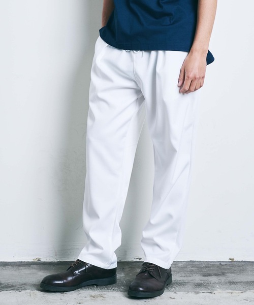 THE TWENTYSEVEN(ザ トゥエンティーセブン)の「The TWENTYSEVEN:PE TWILL CHEF PANTS ポリツイルシェフパンツ(チノパンツ・メンズ・ホワイト/ブラック/サックスブルー/グレイッシュベージュ・L/S/M)」の8枚目の写真