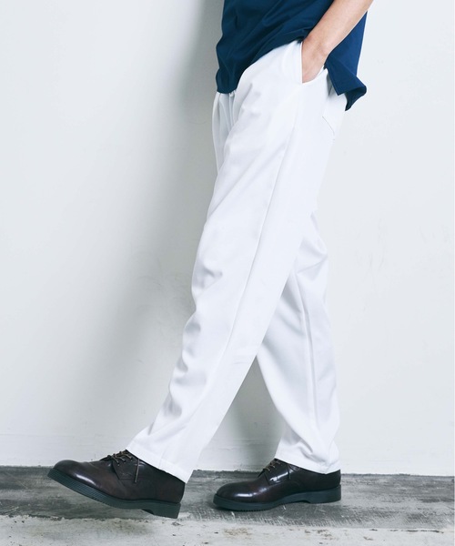 THE TWENTYSEVEN(ザ トゥエンティーセブン)の「The TWENTYSEVEN:PE TWILL CHEF PANTS ポリツイルシェフパンツ(チノパンツ・メンズ・ホワイト/ブラック/サックスブルー/グレイッシュベージュ・L/S/M)」の9枚目の写真