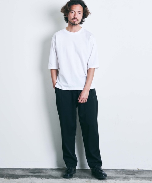 THE TWENTYSEVEN(ザ トゥエンティーセブン)の「The TWENTYSEVEN:PE TWILL CHEF PANTS ポリツイルシェフパンツ(チノパンツ・メンズ・ホワイト/ブラック/サックスブルー/グレイッシュベージュ・L/S/M)」の17枚目の写真