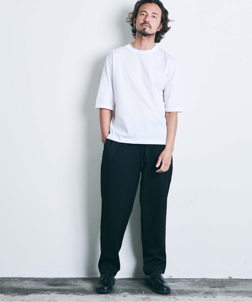 THE TWENTYSEVEN(ザ トゥエンティーセブン)の「The TWENTYSEVEN:PE TWILL CHEF PANTS ポリツイルシェフパンツ(チノパンツ・メンズ・ホワイト/ブラック/サックスブルー/グレイッシュベージュ・L/S/M)」の20枚目の写真