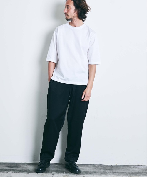 THE TWENTYSEVEN(ザ トゥエンティーセブン)の「The TWENTYSEVEN:PE TWILL CHEF PANTS ポリツイルシェフパンツ(チノパンツ・メンズ・ホワイト/ブラック/サックスブルー/グレイッシュベージュ・L/S/M)」の21枚目の写真