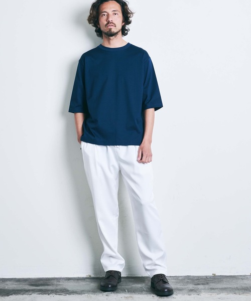THE TWENTYSEVEN(ザ トゥエンティーセブン)の「The TWENTYSEVEN:PE TWILL CHEF PANTS ポリツイルシェフパンツ(チノパンツ・メンズ・ホワイト/ブラック/サックスブルー/グレイッシュベージュ・L/S/M)」の10枚目の写真