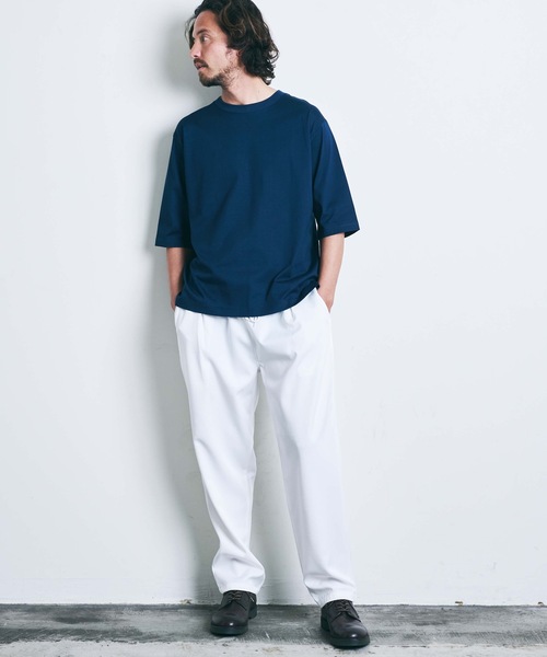THE TWENTYSEVEN(ザ トゥエンティーセブン)の「The TWENTYSEVEN:PE TWILL CHEF PANTS ポリツイルシェフパンツ(チノパンツ・メンズ・ホワイト/ブラック/サックスブルー/グレイッシュベージュ・L/S/M)」の11枚目の写真