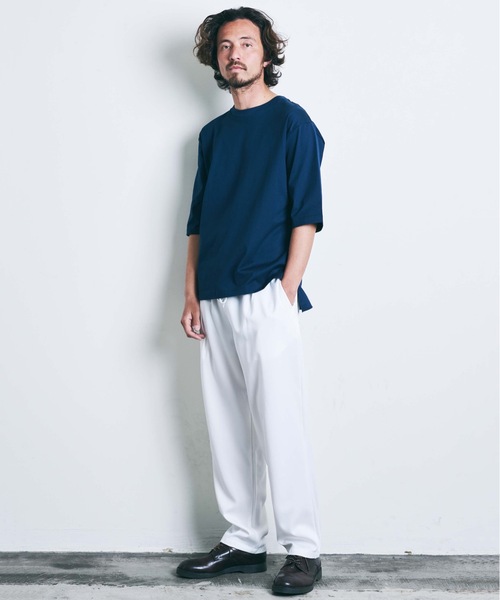 THE TWENTYSEVEN(ザ トゥエンティーセブン)の「The TWENTYSEVEN:PE TWILL CHEF PANTS ポリツイルシェフパンツ(チノパンツ・メンズ・ホワイト/ブラック/サックスブルー/グレイッシュベージュ・L/S/M)」の13枚目の写真
