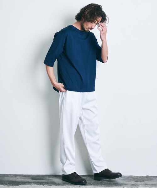 THE TWENTYSEVEN(ザ トゥエンティーセブン)の「The TWENTYSEVEN:PE TWILL CHEF PANTS ポリツイルシェフパンツ(チノパンツ・メンズ・ホワイト/ブラック/サックスブルー/グレイッシュベージュ・L/S/M)」の14枚目の写真