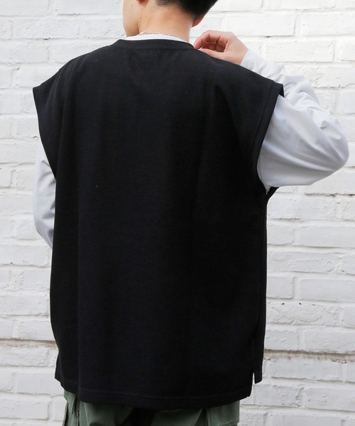 DISCOAT（ディスコート）の「縦柄ベストアンサンブル（アンサンブル・メンズ・ブラック/モスグリーン/グレイッシュベージュ・MEDIUM/LARGE）」の13枚目の写真