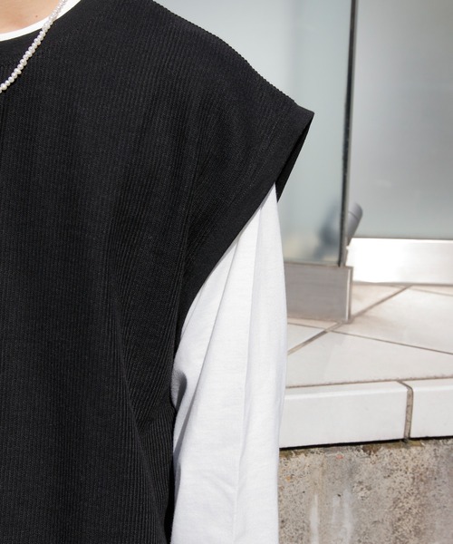 DISCOAT（ディスコート）の「縦柄ベストアンサンブル（アンサンブル・メンズ・ブラック/モスグリーン/グレイッシュベージュ・MEDIUM/LARGE）」の16枚目の写真