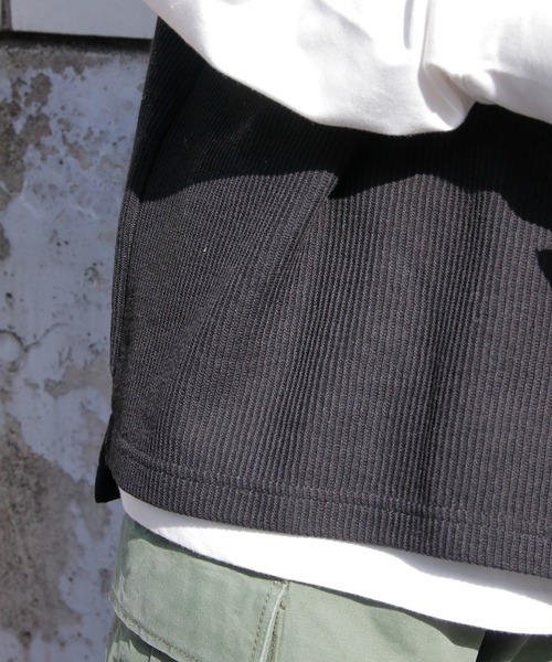 DISCOAT（ディスコート）の「縦柄ベストアンサンブル（アンサンブル・メンズ・ブラック/モスグリーン/グレイッシュベージュ・MEDIUM/LARGE）」の17枚目の写真