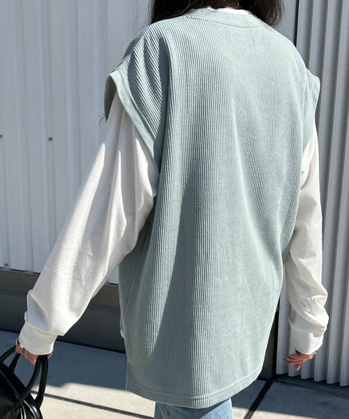 DISCOAT（ディスコート）の「縦柄ベストアンサンブル（アンサンブル・メンズ・ブラック/モスグリーン/グレイッシュベージュ・MEDIUM/LARGE）」の20枚目の写真