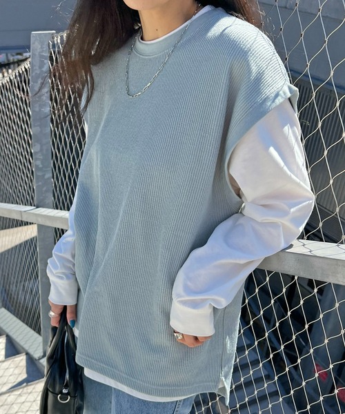 DISCOAT（ディスコート）の「縦柄ベストアンサンブル（アンサンブル・メンズ・ブラック/モスグリーン/グレイッシュベージュ・MEDIUM/LARGE）」の21枚目の写真