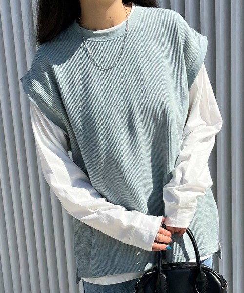 DISCOAT（ディスコート）の「縦柄ベストアンサンブル（アンサンブル・メンズ・ブラック/モスグリーン/グレイッシュベージュ・MEDIUM/LARGE）」の22枚目の写真