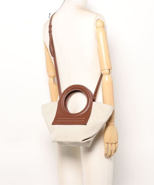 HEREU（ヘリュー）の「【HEREU（ヘリュー）】CALA MINI（ショルダーバッグ・レディース・ブラウン・2）」の5枚目の写真