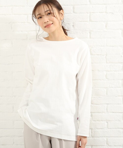 USAコットンカットソー【藤本美貴さん着用商品】