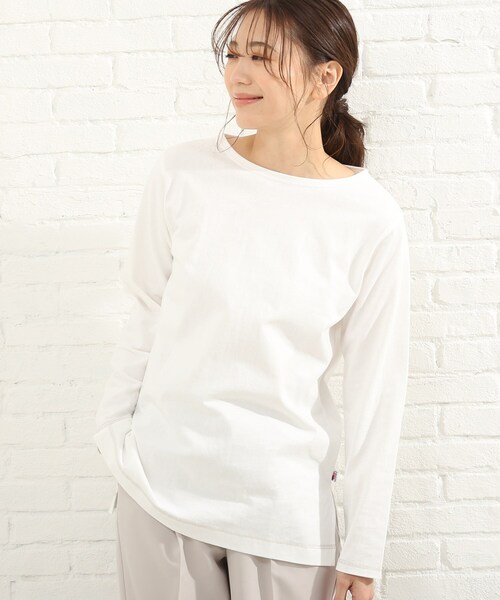 USAコットンカットソー【藤本美貴さん着用商品】