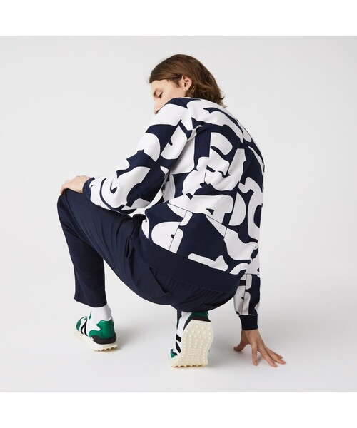 ラコステ LACOSTE ヘリテージグラフィッククルーネックスウェット LACOSTE（ラコステ）の「ヘリテージグラフィッククルーネック