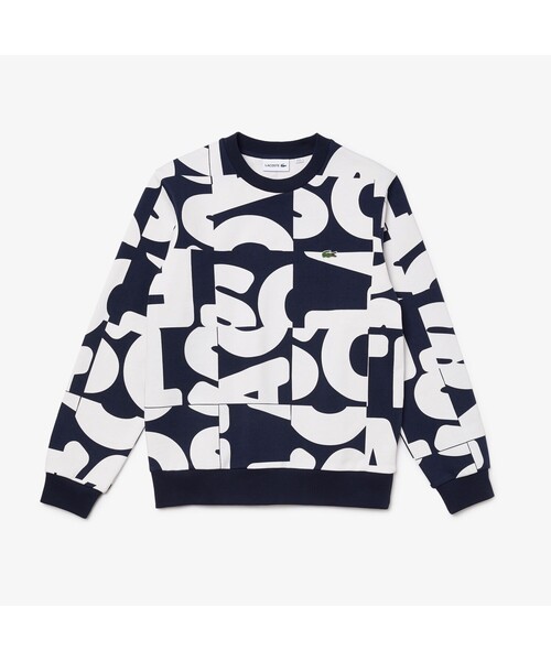 ラコステ LACOSTE ヘリテージグラフィッククルーネックスウェット LACOSTE（ラコステ）の「ヘリテージグラフィッククルーネック