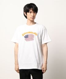 LOUDMOUTH/ラウドマウス 星条旗 5.6オンス ヘビーウェイト 半袖 Tシャツ
