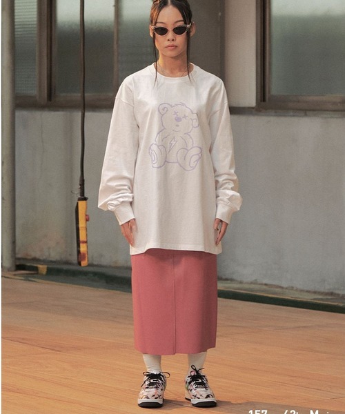 ISTKUNST(イストクンスト)の「【UNISEX】ISTKUNST/THUNDER BEAR長袖Tシャツ 2275750(Tシャツ/カットソー・レディース・ホワイト/ブラック・MEDIUM/LARGE)」の19枚目の写真