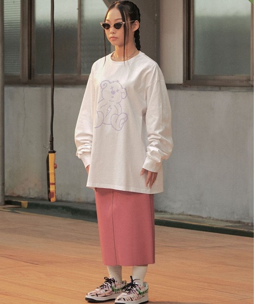 ISTKUNST(イストクンスト)の「【UNISEX】ISTKUNST/THUNDER BEAR長袖Tシャツ 2275750(Tシャツ/カットソー・レディース・ホワイト/ブラック・MEDIUM/LARGE)」の17枚目の写真