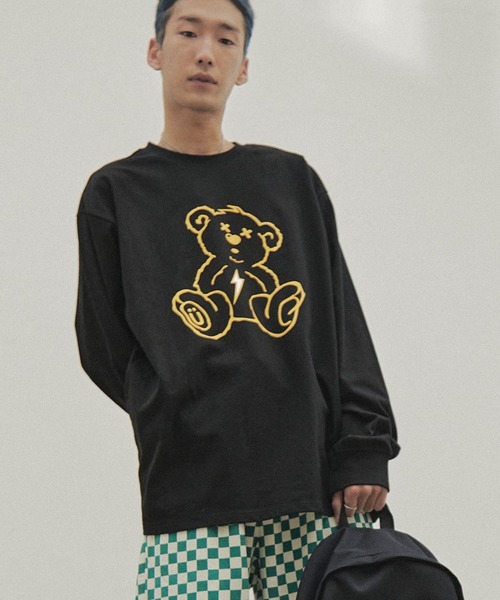 ISTKUNST(イストクンスト)の「【UNISEX】ISTKUNST/THUNDER BEAR長袖Tシャツ 2275750(Tシャツ/カットソー・レディース・ホワイト/ブラック・MEDIUM/LARGE)」の8枚目の写真