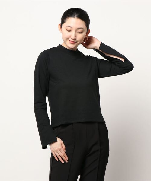 mona Belinda(モナベリンダ)の「背中空き裏毛プルオーバー(Tシャツ/カットソー・レディース・グレー/ブラウン/ブラック・FREE)」の2枚目の写真