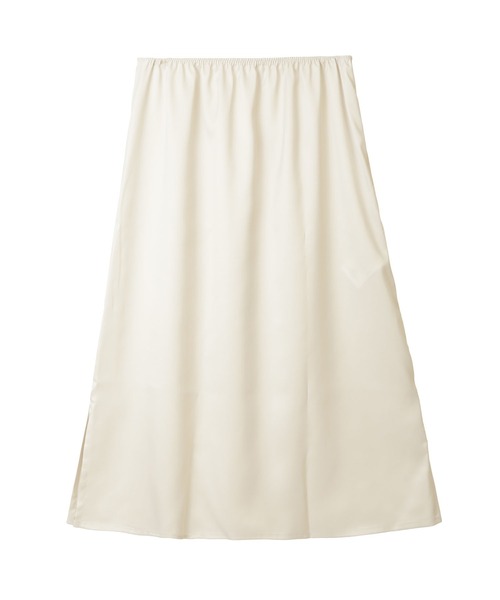 1er Arrondissement（プルミエアロンディスモン）の「シルキージョーゼットバックフレアーワンピース（シャツワンピース・レディース・ブラック/グレイッシュベージュ・38/36）」の9枚目の写真