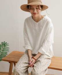 URBAN RESEARCH DOORS | リネンバックタックシャツ(シャツ/ブラウス)