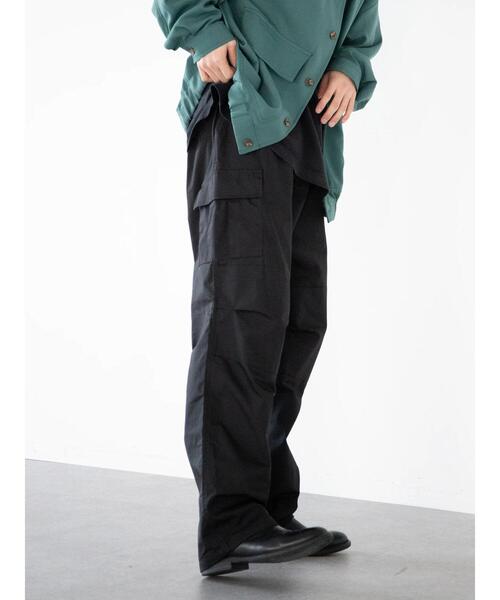 koe(コエ)の「リップストップカーゴパンツ*(カーゴパンツ・メンズ・オリーブ/ブラック・L/LL)」の14枚目の写真