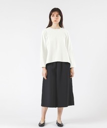 mizuiroind（ミズイロインド）の「mizuiro ind クルーネックフレアT（Tシャツ/カットソー）」