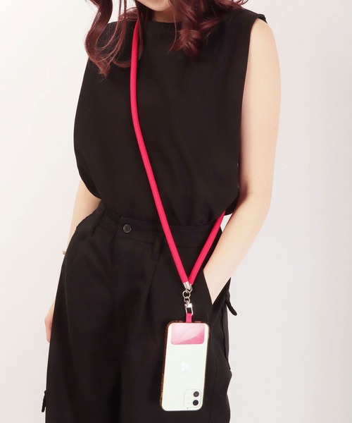 Ree&Mee（リーアンドミー）の「Ree＆Mee 太い クライミング ロープ スマホ ショルダー ストラップ アウトドア キャンプ モバイル ストラップ（スマホグッズ・レディース・ライトブルー/パープル/グレー/レッド/イエロー/オレンジ/レッド系その他/レッド系その他2/ブラック/ブラック系その他・FREE）」の7枚目の写真