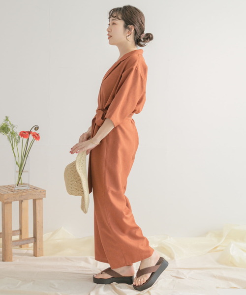 ITEMS URBANRESEARCH(アイテムズ アーバンリサーチ)の「オールインワン(つなぎ/オールインワン・レディース・ブラック/ブラウン・FREE)」の5枚目の写真