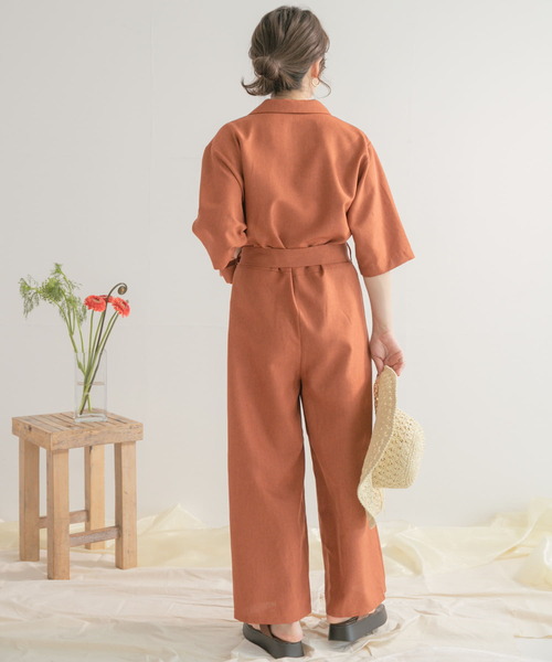 ITEMS URBANRESEARCH(アイテムズ アーバンリサーチ)の「オールインワン(つなぎ/オールインワン・レディース・ブラック/ブラウン・FREE)」の7枚目の写真