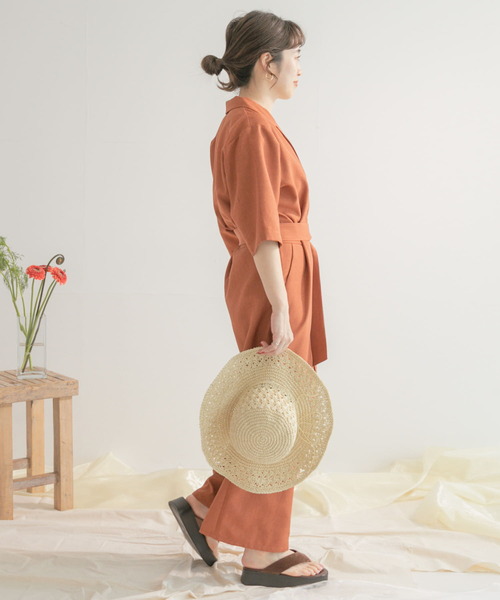 ITEMS URBANRESEARCH(アイテムズ アーバンリサーチ)の「オールインワン(つなぎ/オールインワン・レディース・ブラック/ブラウン・FREE)」の8枚目の写真