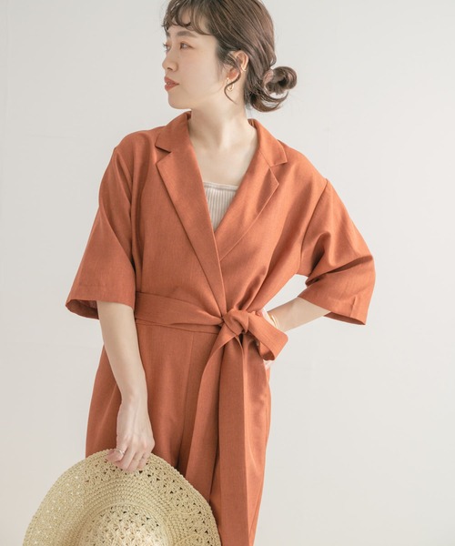 ITEMS URBANRESEARCH(アイテムズ アーバンリサーチ)の「オールインワン(つなぎ/オールインワン・レディース・ブラック/ブラウン・FREE)」の10枚目の写真