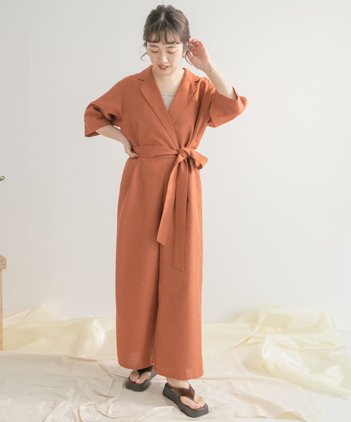 ITEMS URBANRESEARCH(アイテムズ アーバンリサーチ)の「オールインワン(つなぎ/オールインワン・レディース・ブラック/ブラウン・FREE)」の14枚目の写真