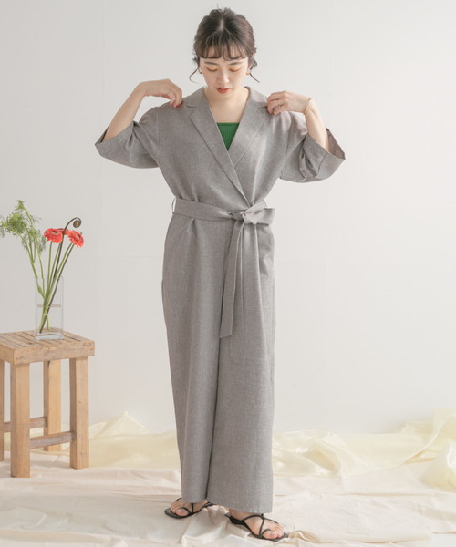 ITEMS URBANRESEARCH(アイテムズ アーバンリサーチ)の「オールインワン(つなぎ/オールインワン・レディース・ブラック/ブラウン・FREE)」の15枚目の写真