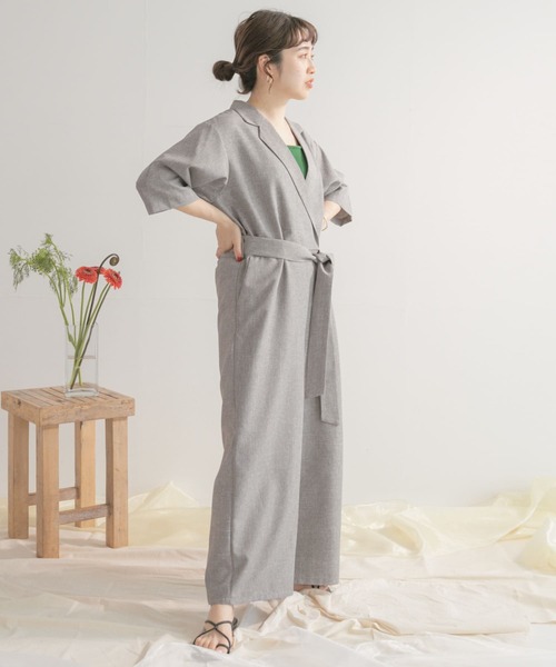 ITEMS URBANRESEARCH(アイテムズ アーバンリサーチ)の「オールインワン(つなぎ/オールインワン・レディース・ブラック/ブラウン・FREE)」の16枚目の写真